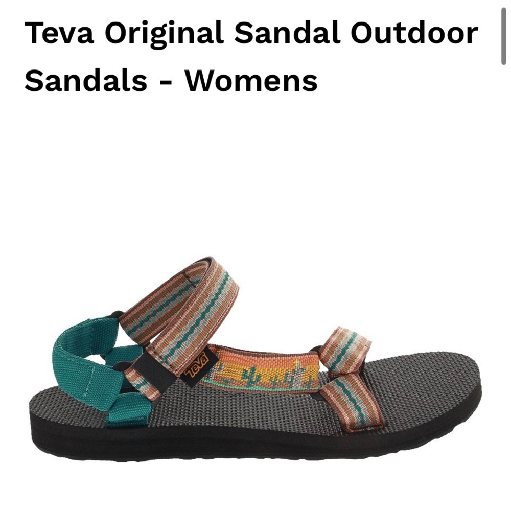 Cactus Sunflower TEVA Sandals NWT